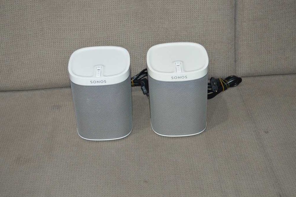Pereche Boxe Inteligente Sonos Play:1 (Stereo Pair / Multiroom, Wi-Fi, Ethernet, Albe)