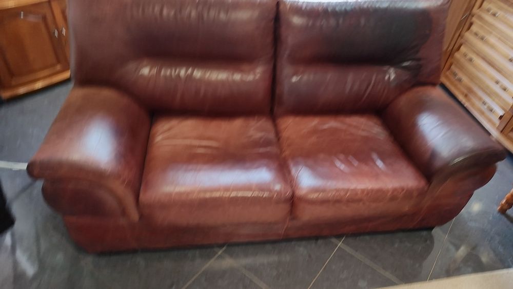 Кожени дивани тройка и двойка