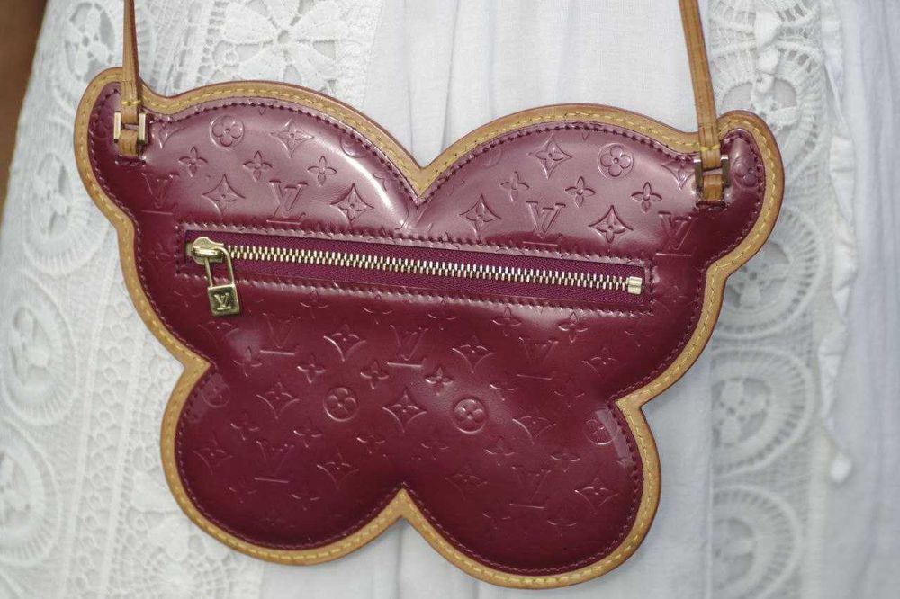 Louis Vuitton Monogram Vernis Butterfly Geanta