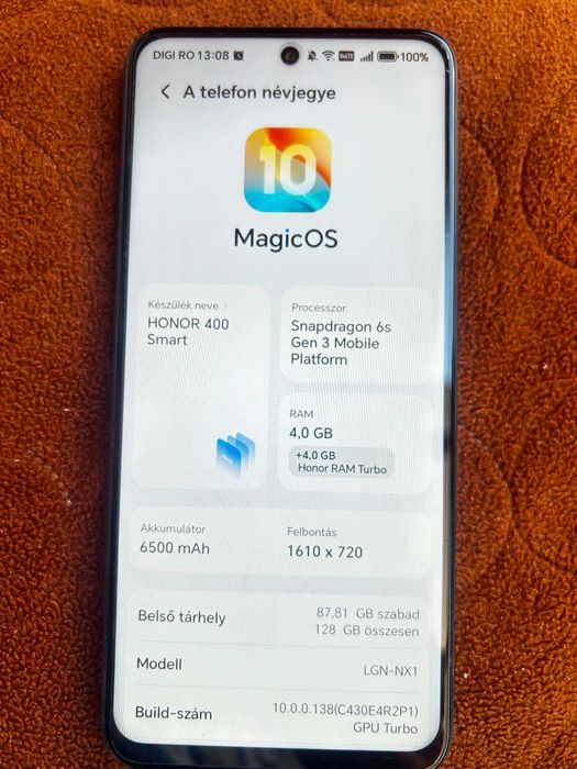 Telefon Honor 400 Smart