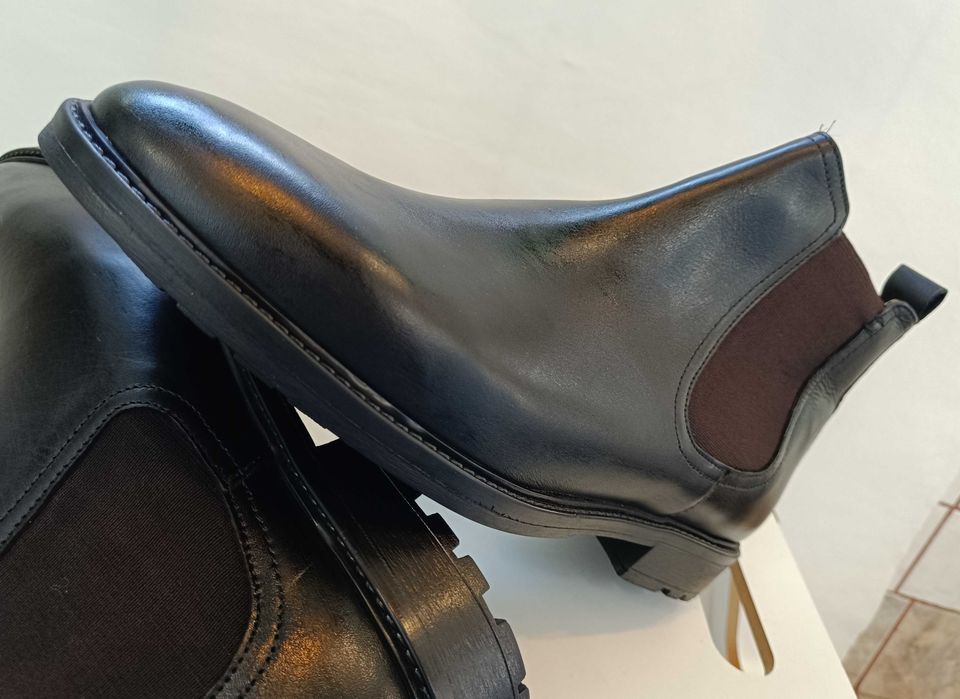 Ghete chelsea 44 premium Vera Pelle Itali NOI piele naturala moale