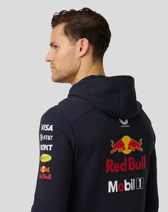 Red Bull Racing Team Full Zip Hoodie - Оригинално мъжко горнище