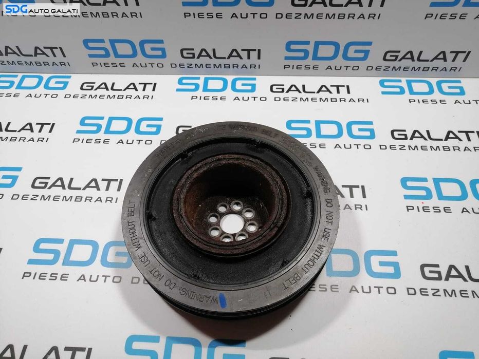 Fulie Rola Vibrochen Arbore Cotit Volkswagen Touareg 7L 3.0 TDI BKS BUN 2003 - 2010 Cod 057105251D 057105251 [S0135]