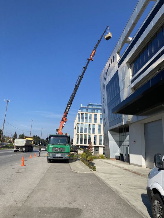 Подемни и трснспортни услуги, камиони с кранове