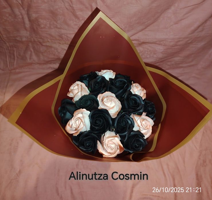 Buchet trandafiri sapun