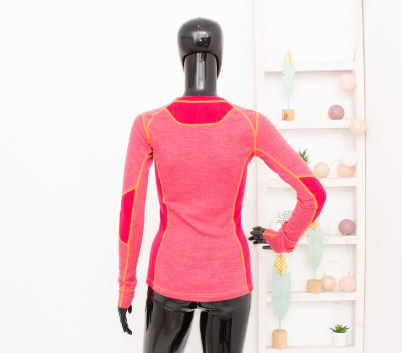 Kari Traa дамска мерино блуза розова термо бельо от мериносна вълна S