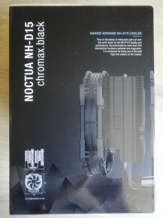 Процесорен охладител Noctua NH-D15 chromax.black (Запечатан)