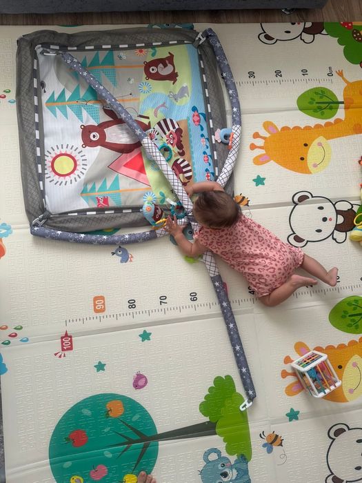 Коврик детский развивающий с игрушками