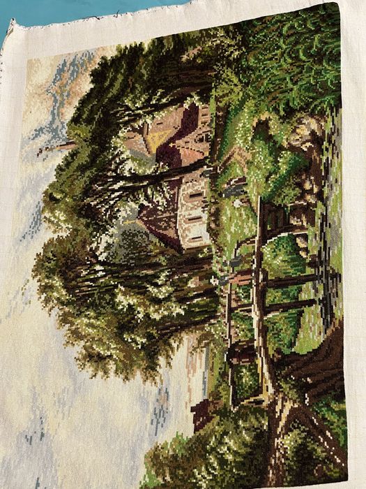 Ушит гоблен 48/60 Пътят към църквата