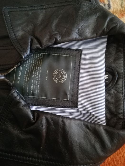 Geaca piele H&M bărbați mărimea 56
