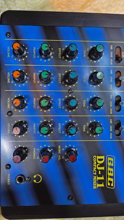 GBC DJ-11 Compact Mixer Audio Passiv