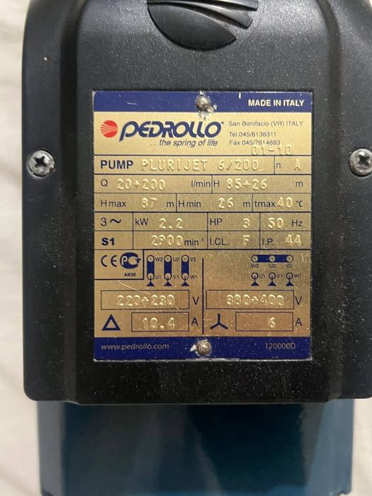 PEDROLLO насос водяной центрабежни