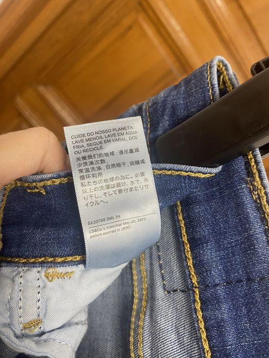Blugi jeans Levi’s super skinny măsura 31 L, albaștri, impecabili