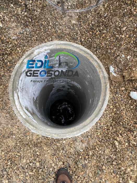 Foraje Fantani, Piloți, Montare tuburi