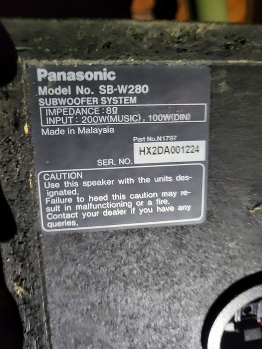 2 Subwoofere pasive.