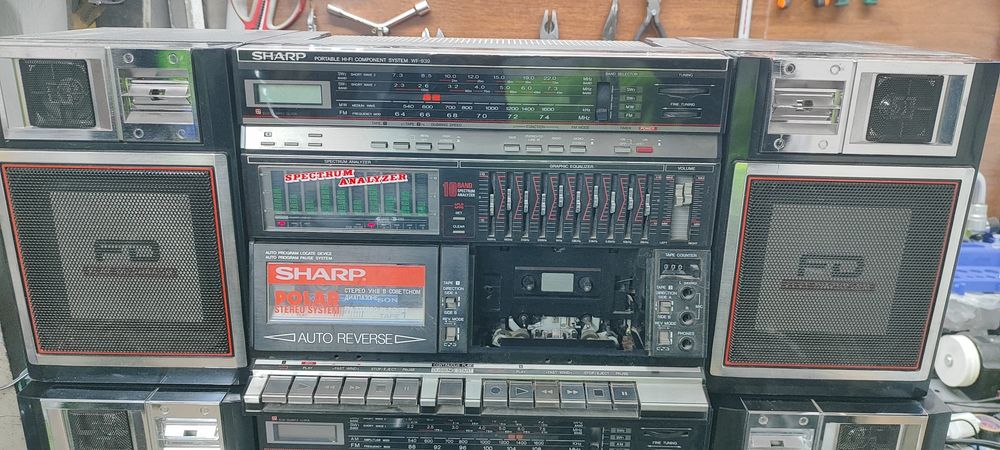 Ретро магнитофоны Sharp WF-939 и клон Feisuo AR-999