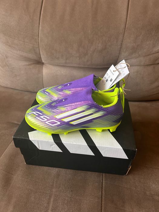 Детски футболни обувки F50 Lamine Yamal-бутонки Адидас Adidas