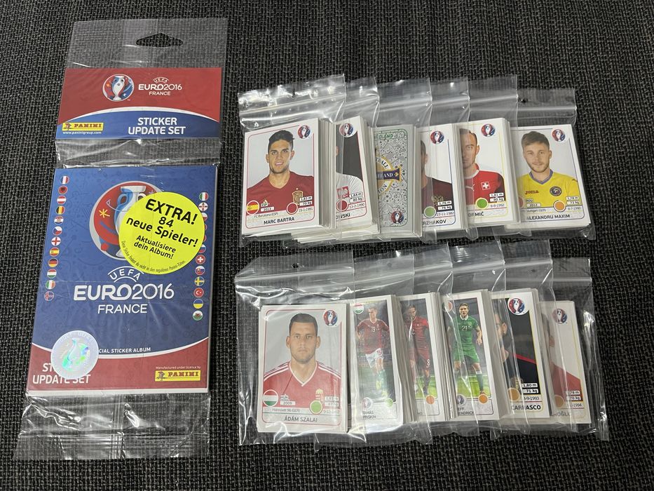 Panini EURO 2016 - Album plus set complet plus update plus Coca Cola