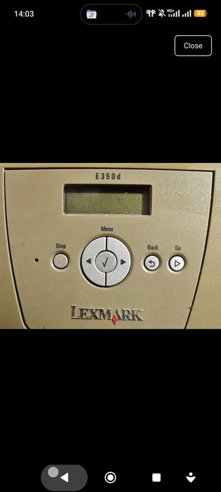 Imprimanta Lexmark funcțională