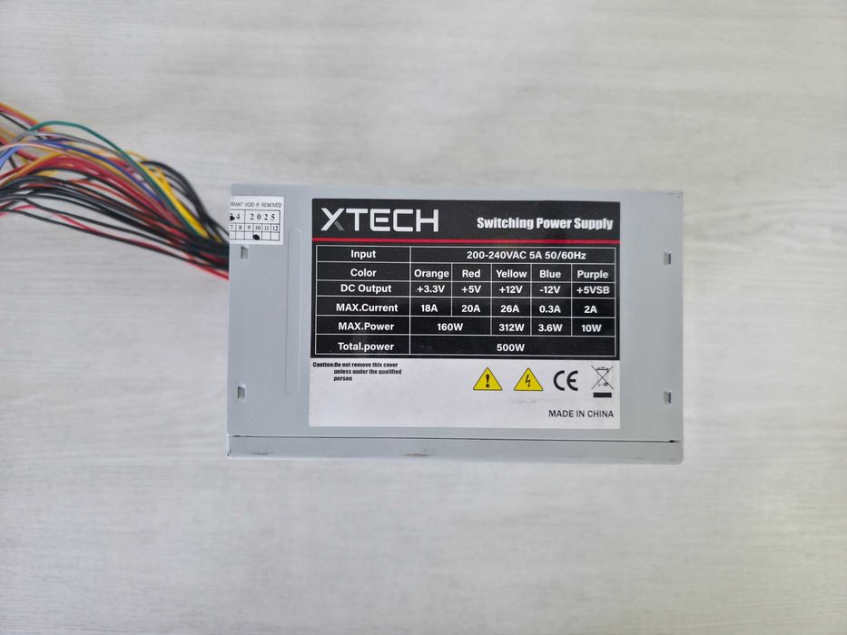 Надежный блок питания XTECH 500W
