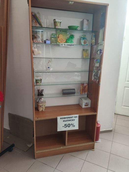 Шкаф, ЛДСП, стекло