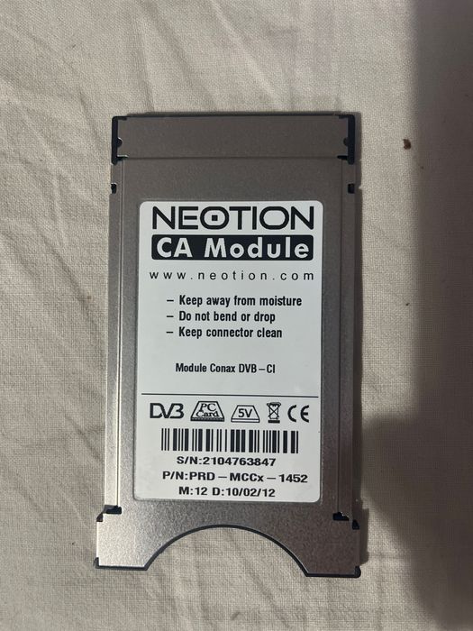 CAM Conax модул за телевизия на NEOTION