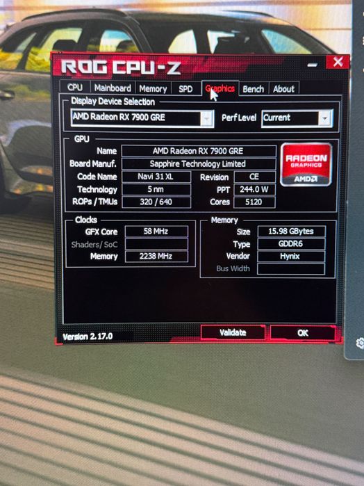 Gaming PC RX 7900 GRE Nitro+ / 64GB / ASUS ROG / i9