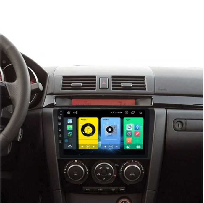 9-инчова мултимедия за Mazda 3 (2003–2009) +камера , CarPlay, GPS