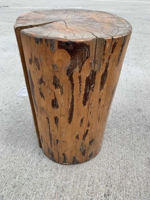 Scaun bustean de gradina