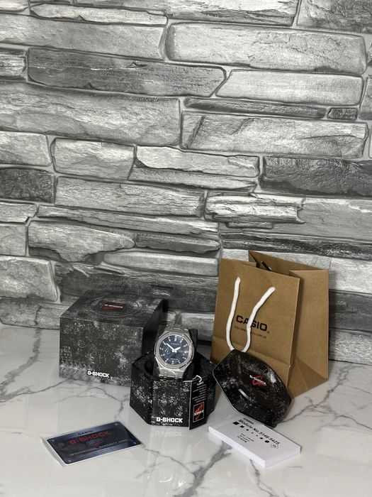 Casio G-Shock AP Mod Full Metal Navy Blue