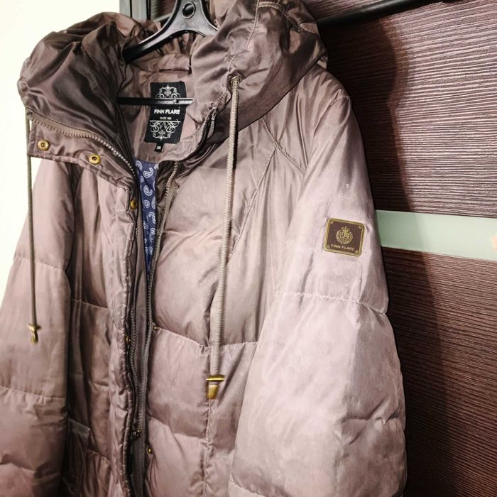 Пуховик Finn Flare,натуральный пух,2XL,покупали дорого295тыс.торг,сроч