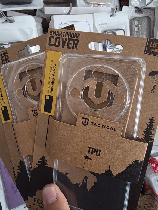 Honor Magic 6 Lite , Magic 7 Pro прозрачни гърбове Tactical