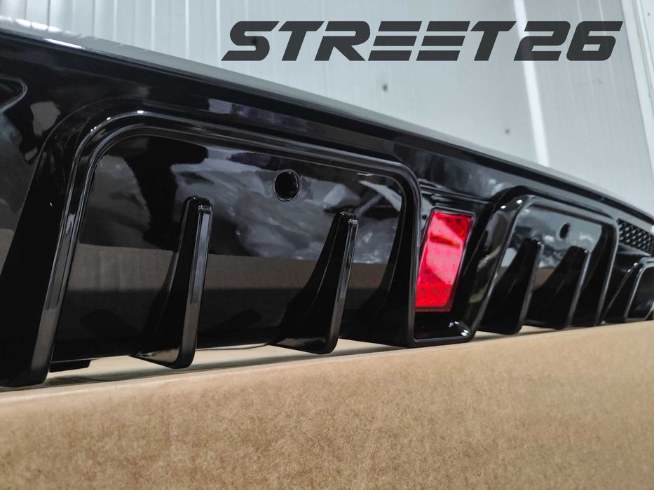 Difuzor Brabus Mercedes C-Class W205 S205 Sport Line (2014-2021) Negru