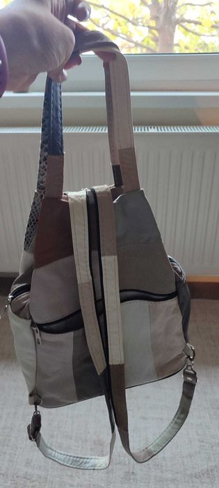 Rucsac/geanta de piele naturala