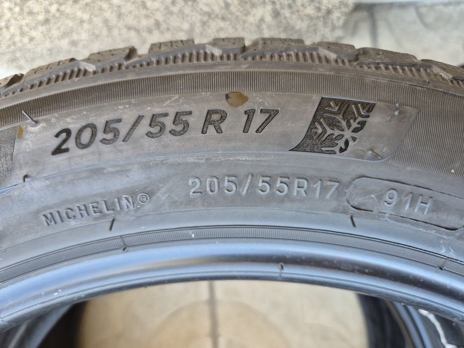 4бр.зимни гуми 205/55/17 91H Michelin Pilot Alpin 5