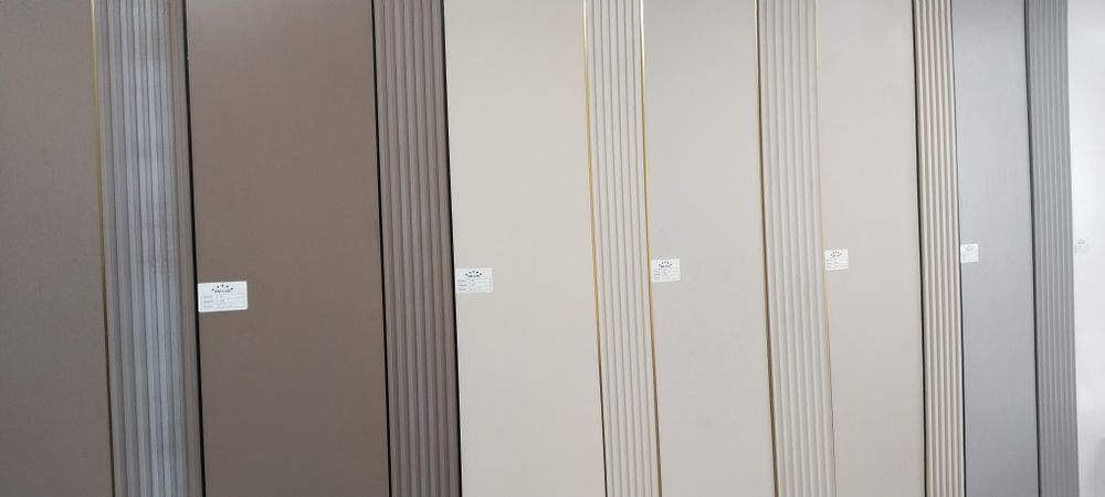 Бамбук панель тв зона шпон панель и лувери