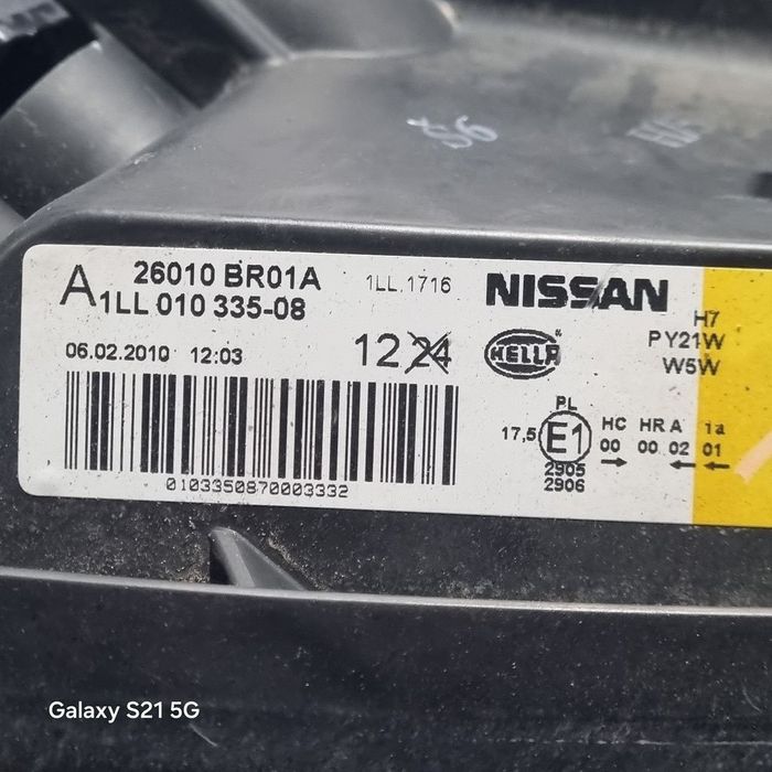 Far Dreapta Nissan Qashqai Facelift 2010 - 2013 SUV 4 Usi (1448) Cu lupă 26010BR01A