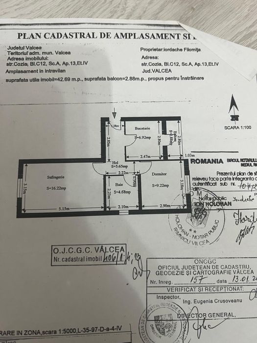 Apartament 2 camere zona centrala