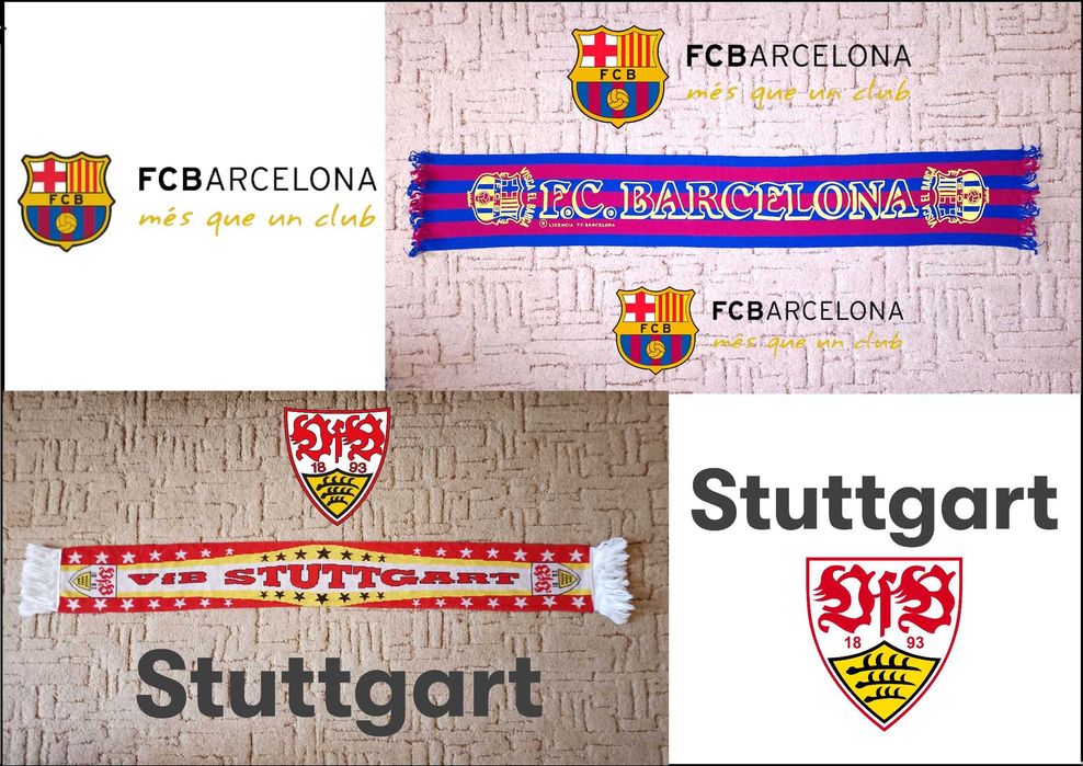 Фен Шалове BARCELONA/Барселона и VFB Stuttgart/Щутгарт