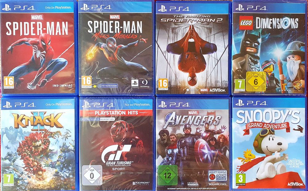 Нови ps4,Fifa GTA KILLZONE KNACK Assassins Creed Фифа запечатани
