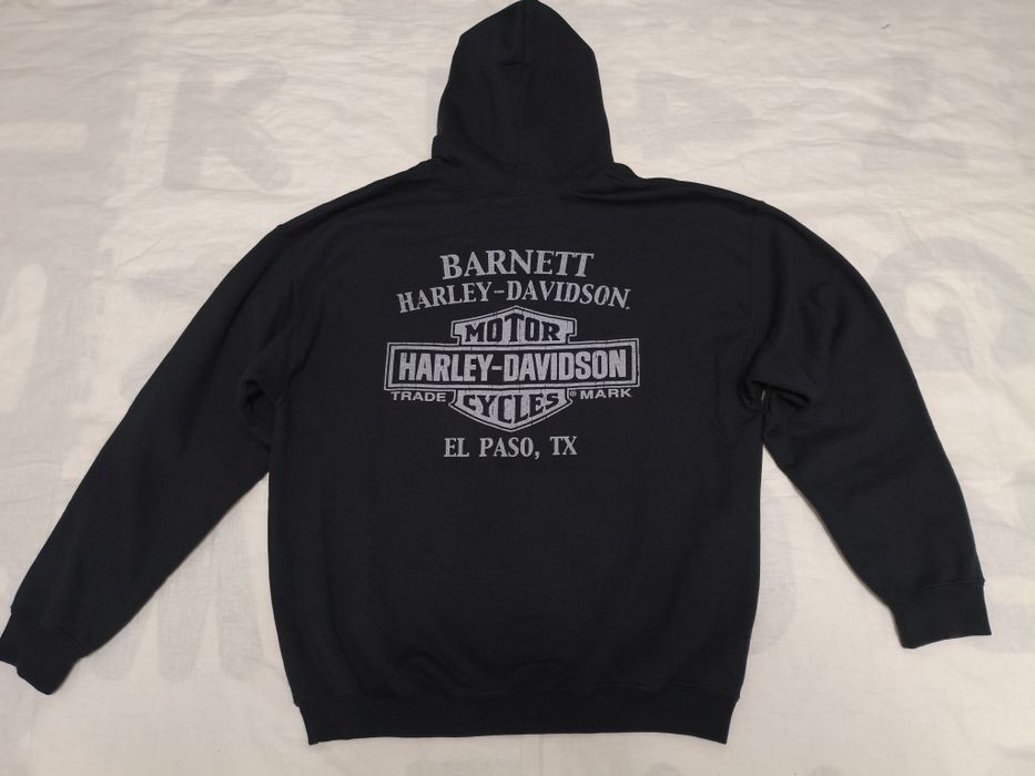 Harley Davidson hanorac hoodie bluza mărime L bărbat moto negru clasic