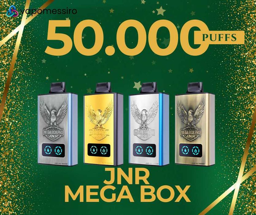 2 bucati Vape 50.000 Puffs JNR Mega Box Cadoul Castigator !