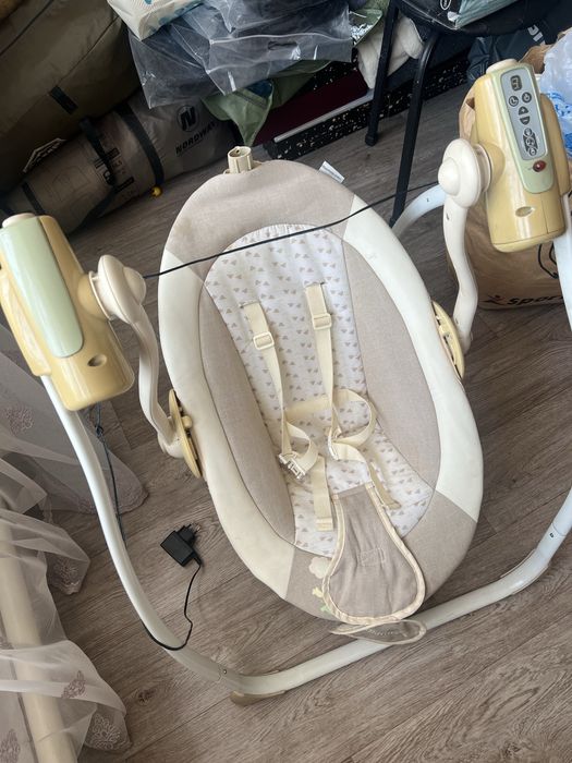 Шезлонг качалка электронная