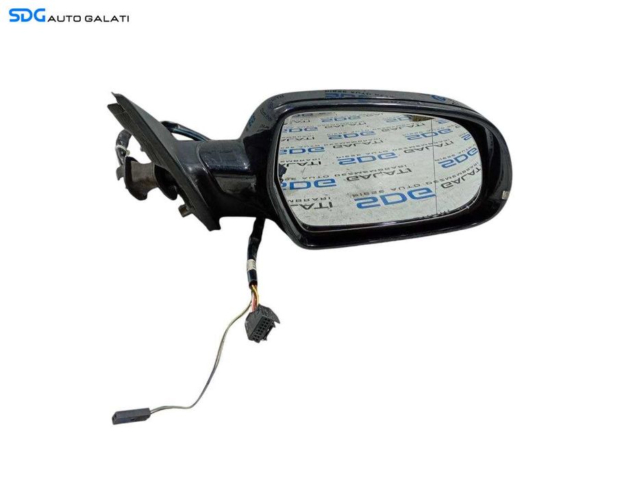 Oglinda Dreapta Electrica Rabatare Electrica Audi A4 B8 Berlina Sedan 2008 - 2012 Culoare Negru Cod 021053 [LR0893]