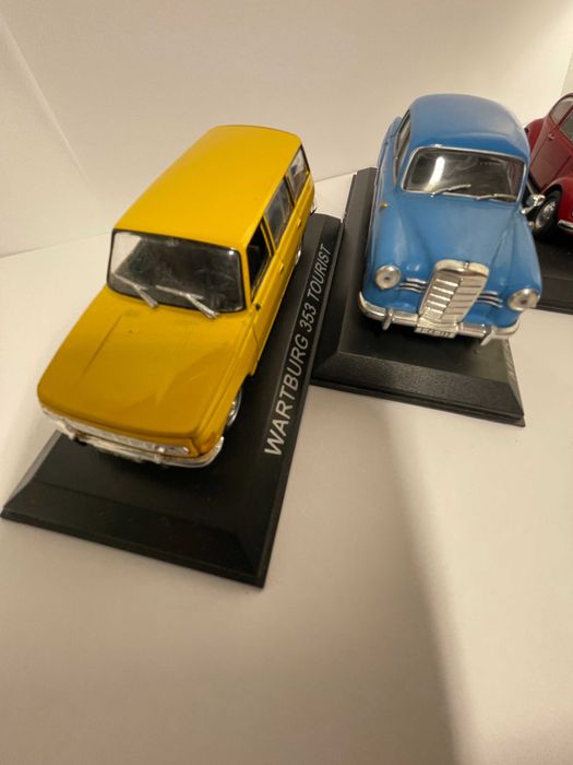 Mașina macheta auto Wartburg 353 MercedesBenz 190 Luaz 969M Volga 1:43