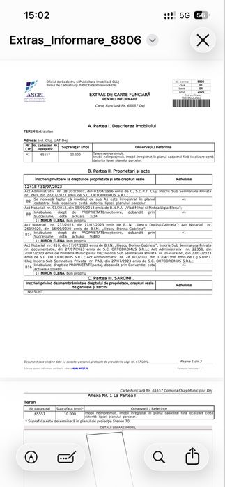 Se vinde 10000 mp Padure