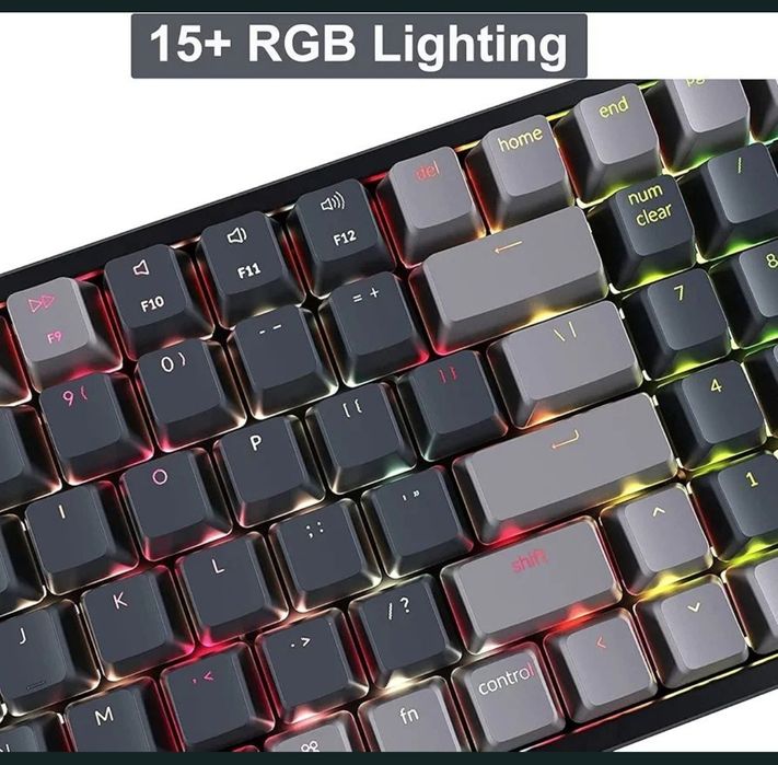 Tastatură mecanică Wi-Fi, Keychron K4C3 RGB, v2