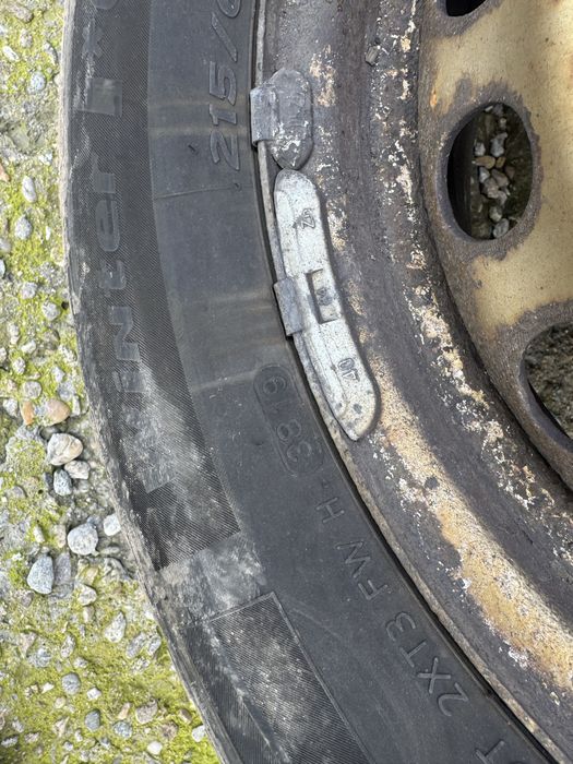 Jante cu anvelope 215/65/16 Hankook M+S iarna Mercedes Vito