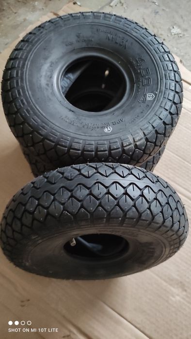 Комплект гуми , вътрешни + външни 4.00-4