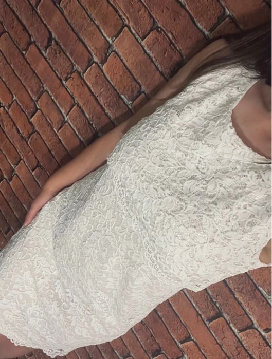 Rochita alba ocazie marimea S